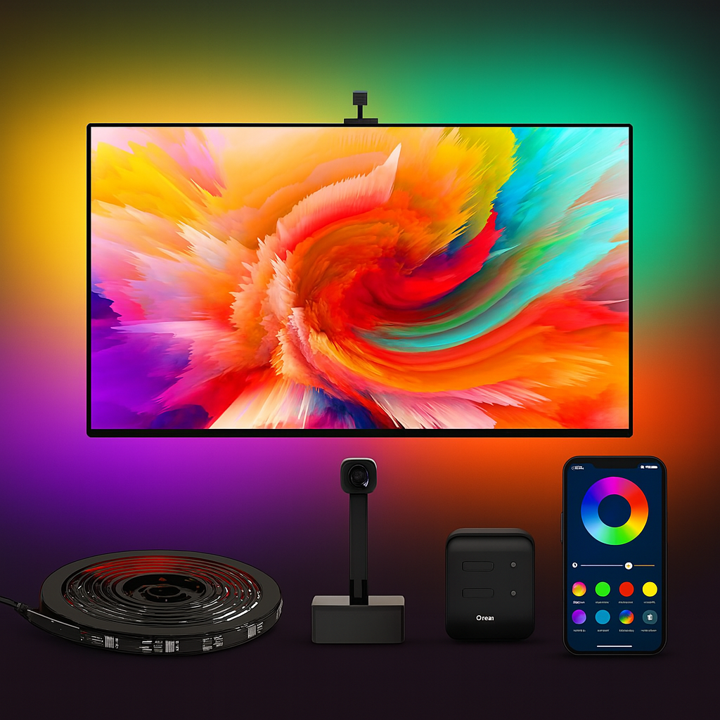 Interactive TV LED backlights